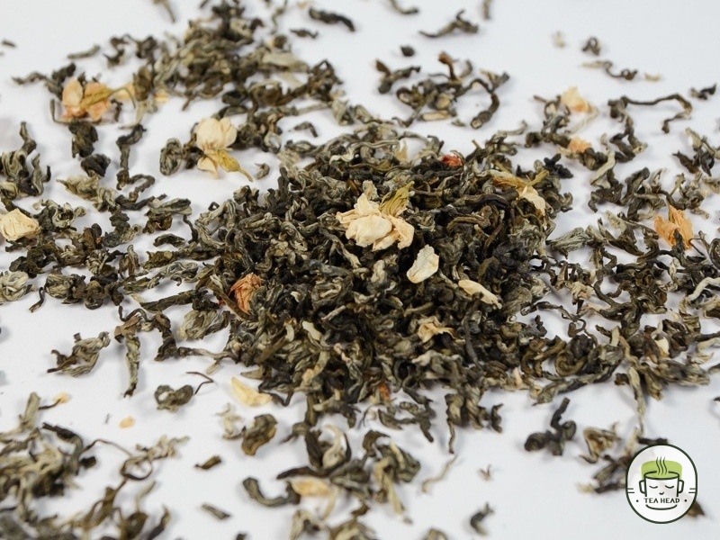 Green tea «Swirling Jasmine Snow» by Mo Li Piao Xue, photo 3
