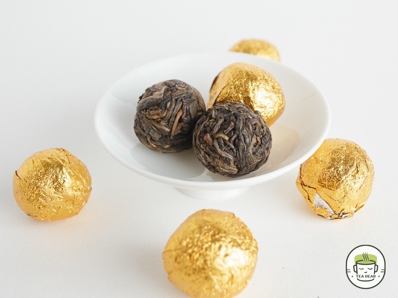 Sheng Puer Yuan Dong Gu Shu (balls 7-9 grams), 2018, photo 2