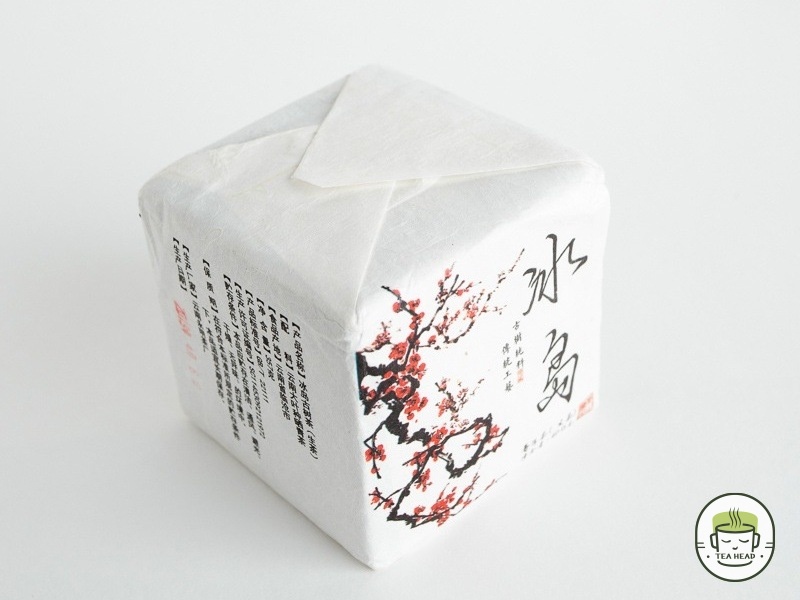 Sheng Puer from Bindao, 2019, cube 400 grams, photo 1