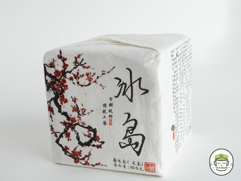 Sheng Puer from Bindao, 2019, cube 400 grams, photo 4