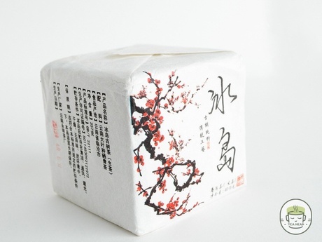 Sheng Puer from Bindao, 2019, cube 400 grams photo 11