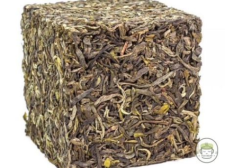 Sheng Puer from Bindao, 2019, cube 400 grams photo 31
