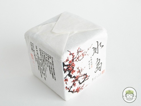 Sheng Puer from Bindao, 2019, cube 400 grams, photo 1